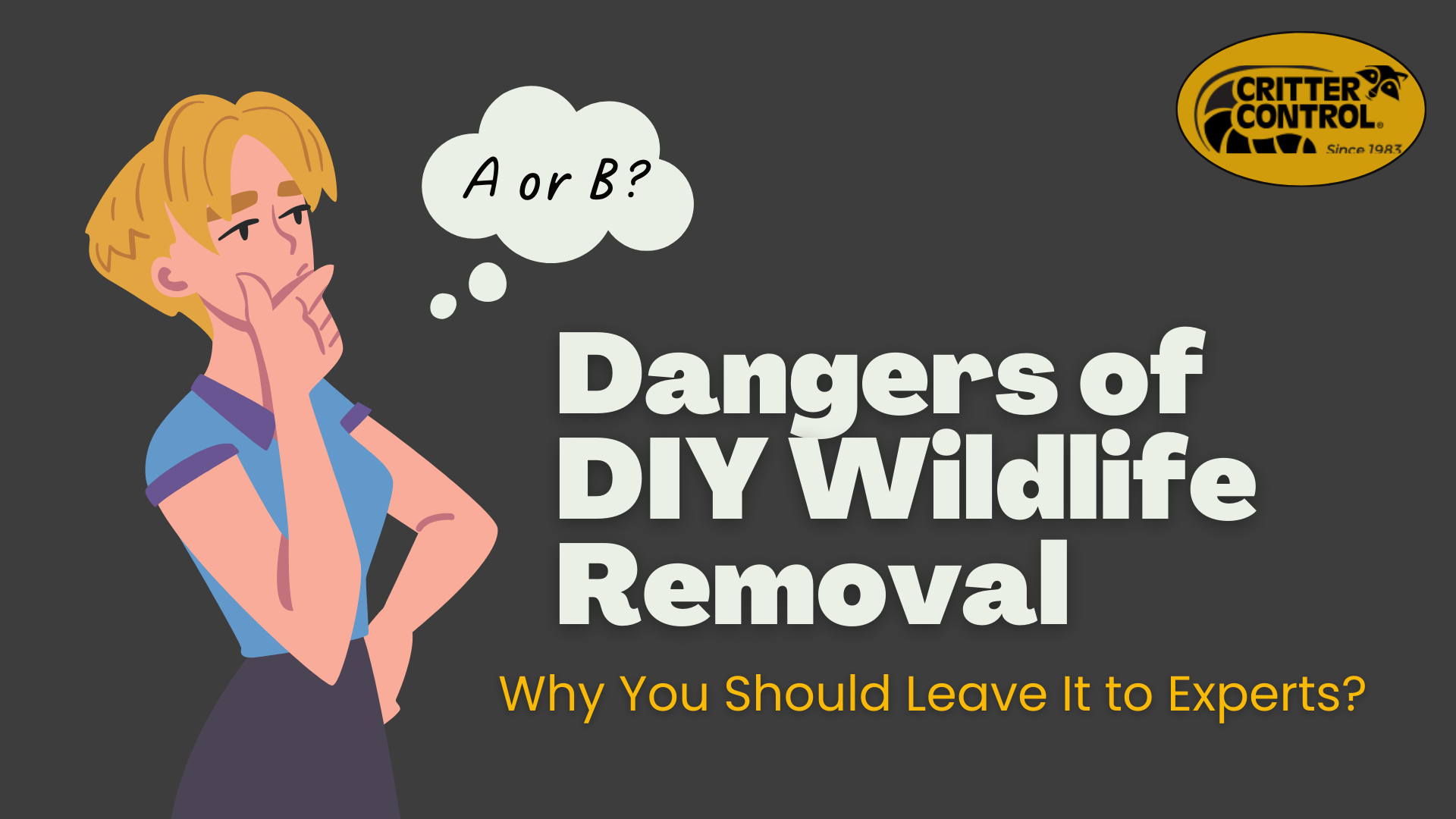 Dangers of DIY Wildlife Removal: Why You Should Leave It to Experts?